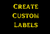 Custom Label (Rounded corner sheet labels)